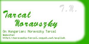 tarcal moravszky business card